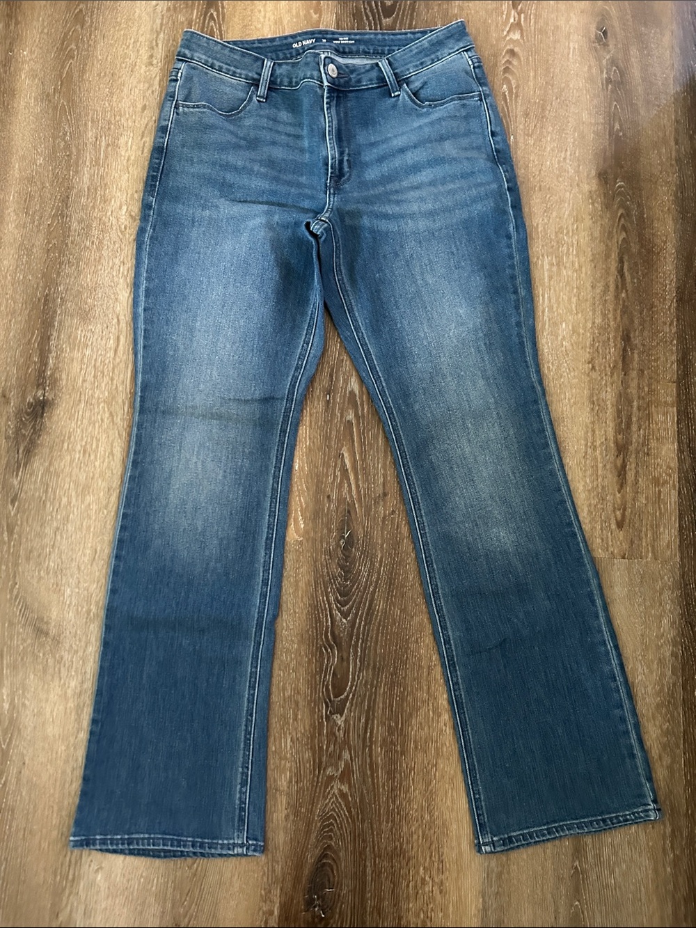 Old Navy Women's Blue Flare Jeans - Medium Wash